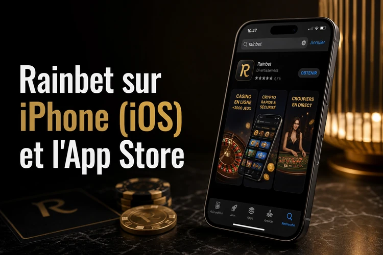 Rainbet sur iPhone (iOS) et l'App Store