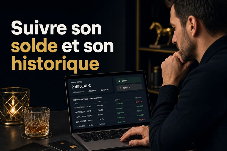 Suivre son solde et son historique
