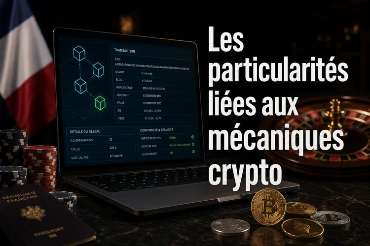 Les particularités liées aux mécaniques crypto
