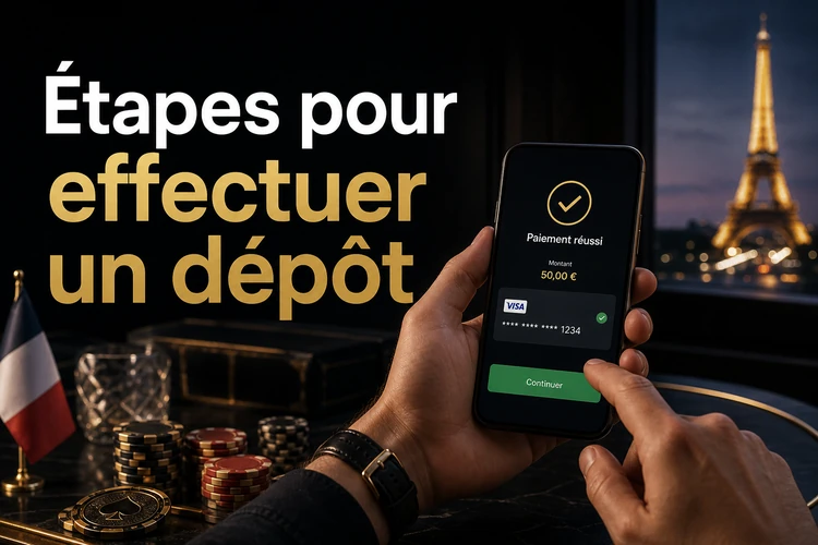 Étapes pour effectuer un dépôt